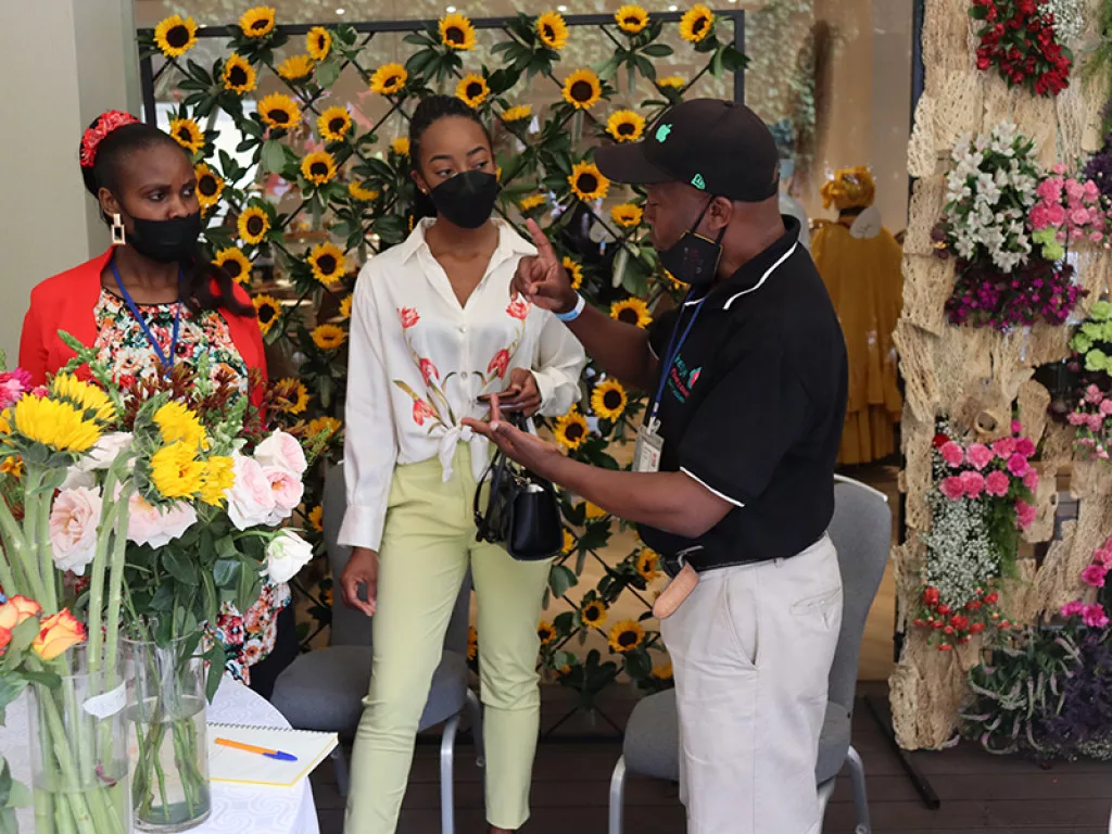 Kenya Flower Council Display