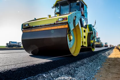 New road construction image