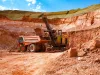 Arkalyk/Kazakhstan - May 15 2012: Aluminium ore mining and trans