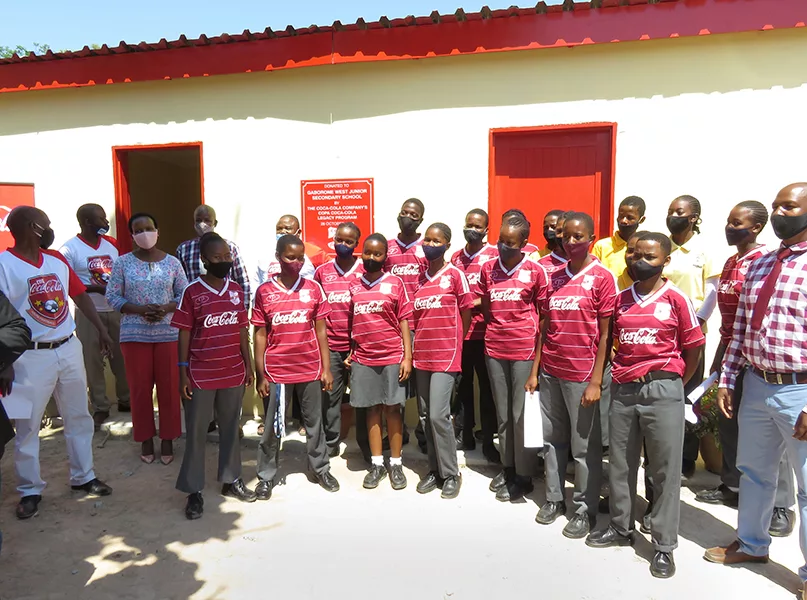 built sports storeroom for plastic collection