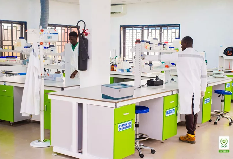 Quality Control Lab at the Kaduna Blending Plant